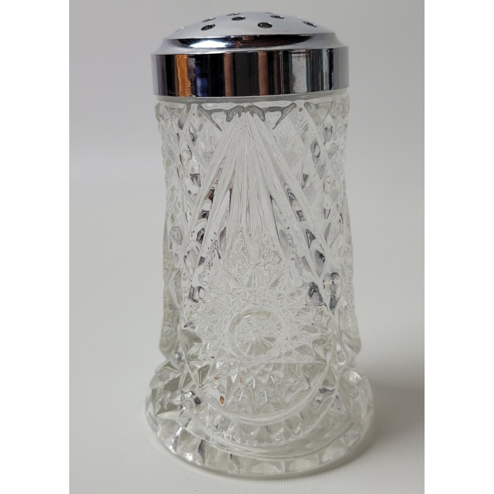 Imperial Glass Company IGC Clear Pressed Glass Sugar Shaker
